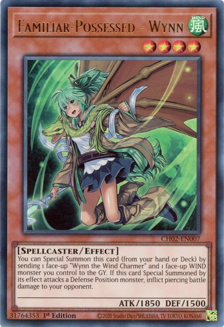 Familiar-Possessed - Wynn, THE CHRONICLES DECK: Spirit Charmers (All-Foil Edition) · CH02-EN007