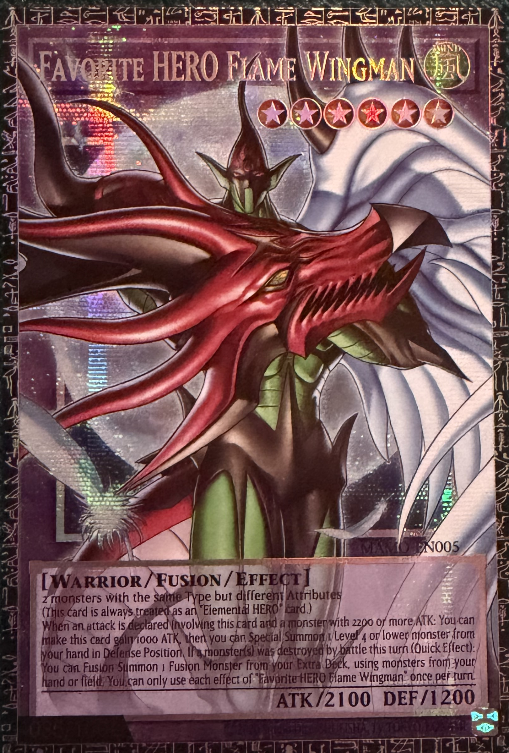 Favorite HERO Flame Wingman, Magnificent Monsters · MAMO-EN005