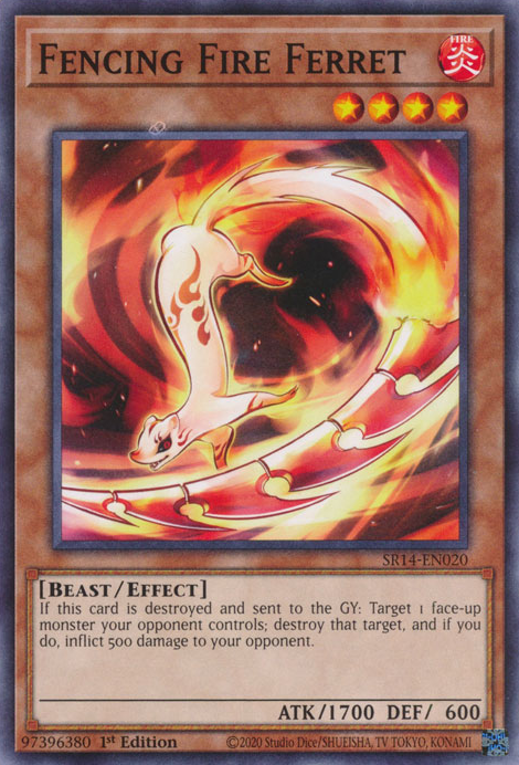 Fencing Fire Ferret, Structure Deck: Fire Kings · SR14-EN020