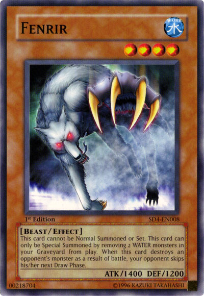 Fenrir, Structure Deck: Fury from the Deep · SD4-EN008