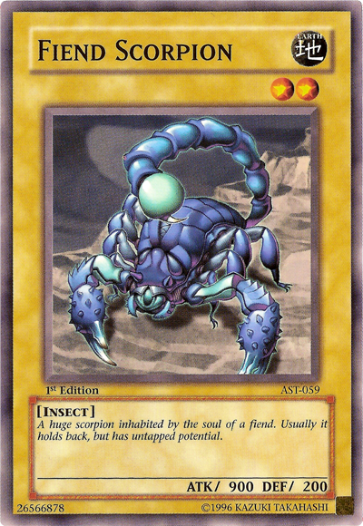 Fiend Scorpion, Ancient Sanctuary · AST-059