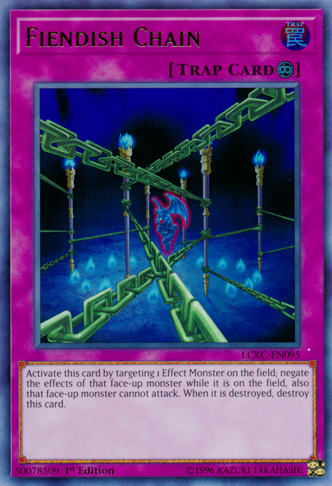 Fiendish Chain, Legendary Collection Kaiba Mega Pack · LCKC-EN095