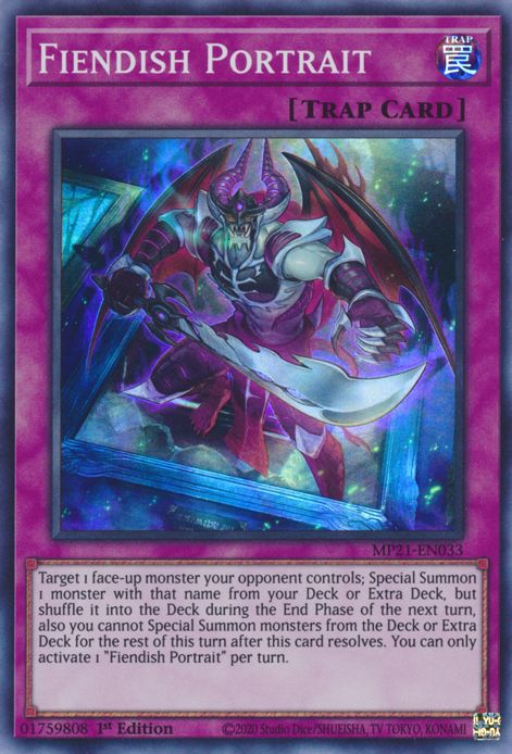 Fiendish Portrait, 2021 Tin of Ancient Battles · MP21-EN033