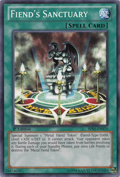 Fiend's Sanctuary, Battle Pack: Epic Dawn · BP01-EN076