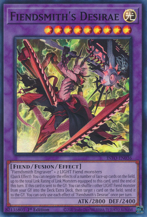 Fiendsmith's Desirae, The Infinite Forbidden · INFO-EN036