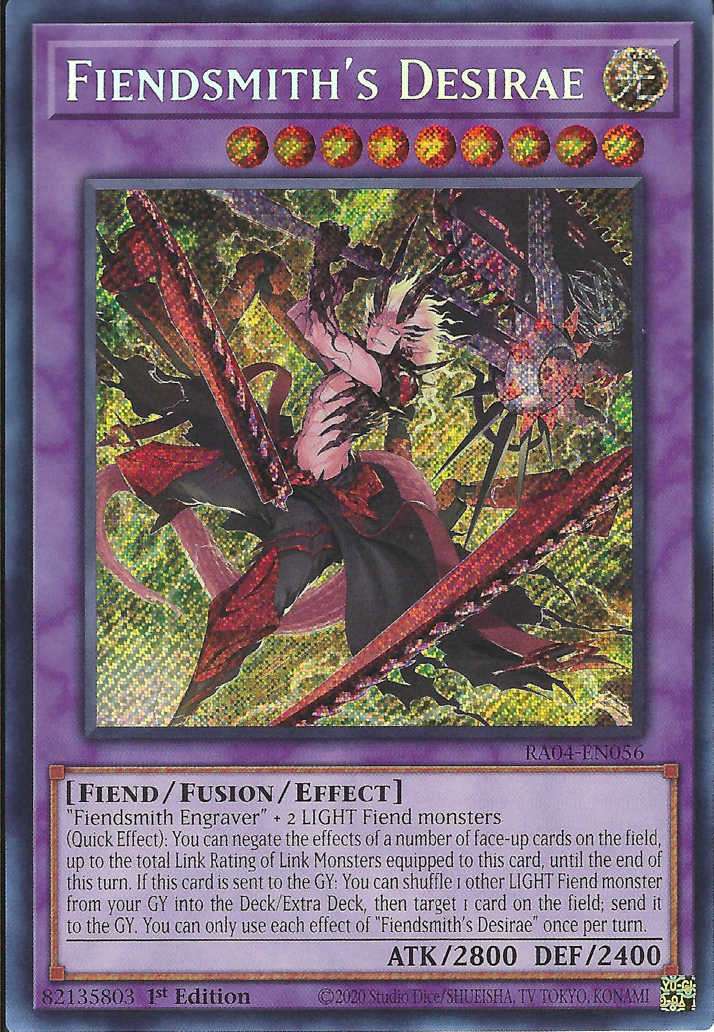 Fiendsmith's Desirae, Quarter Century Stampede · RA04-EN056