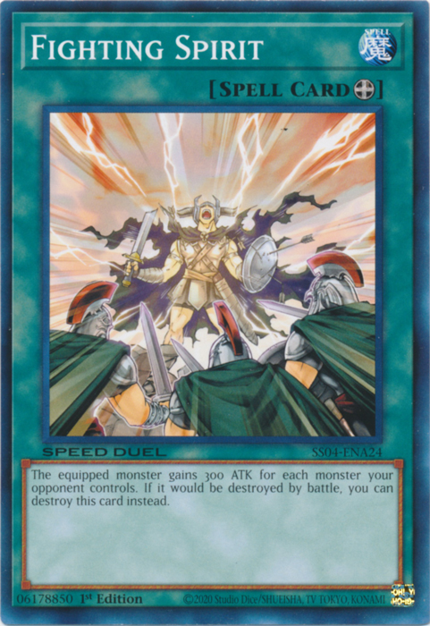 Fighting Spirit, Speed Duel Starter Decks: Match of the Millennium · SS04-ENA24