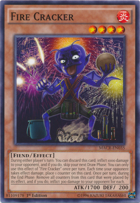 Fire Cracker, Maximum Crisis Sneak Peek Participation Card · MACR-EN035