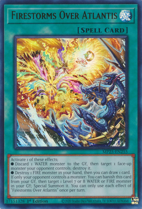 Firestorms Over Atlantis, 2025 Mega-Pack Tin · MP25-EN255