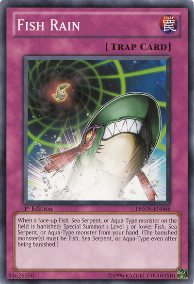 Fish Rain, Photon Shockwave Sneak Peek Participation Card · PHSW-EN068