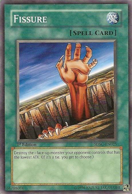 Fissure, Spellcaster's Command Structure Deck · SDSC-EN025