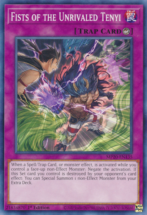Fists of the Unrivaled Tenyi, 2020 Tin of Lost Memories · MP20-EN135