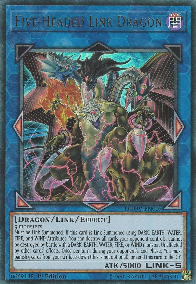 Five-Headed Link Dragon, Duel Overload · DUOV-EN007