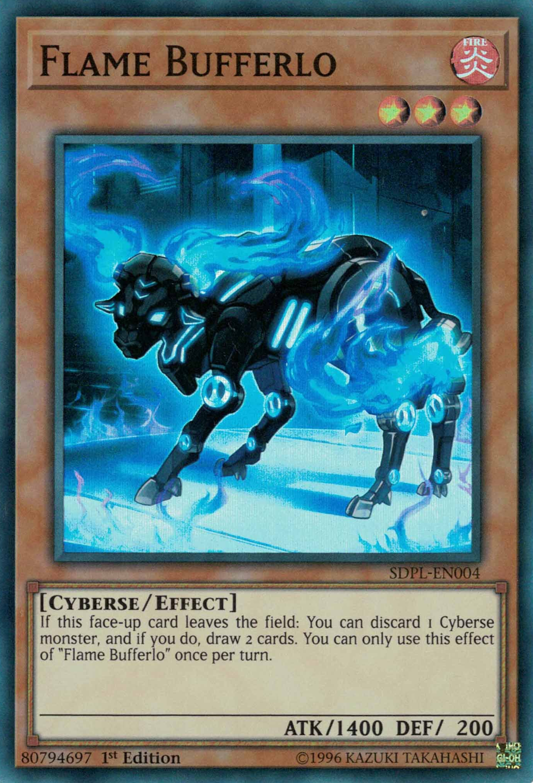 Flame Bufferlo, Structure Deck: Powercode Link · SDPL-EN004