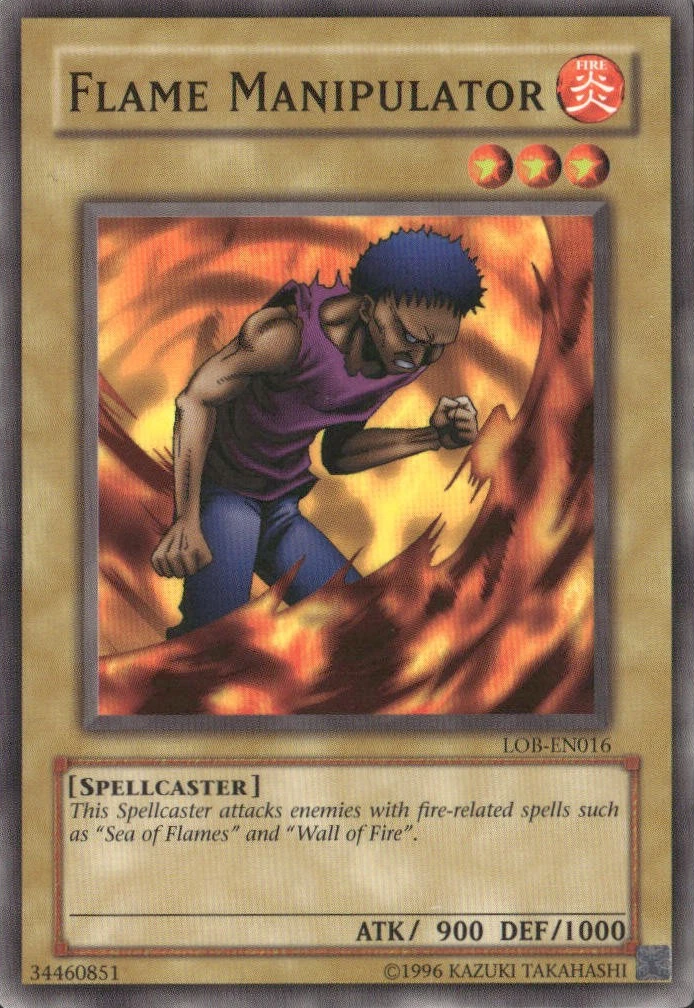 Flame Manipulator, Legend of Blue Eyes White Dragon · LOB-016