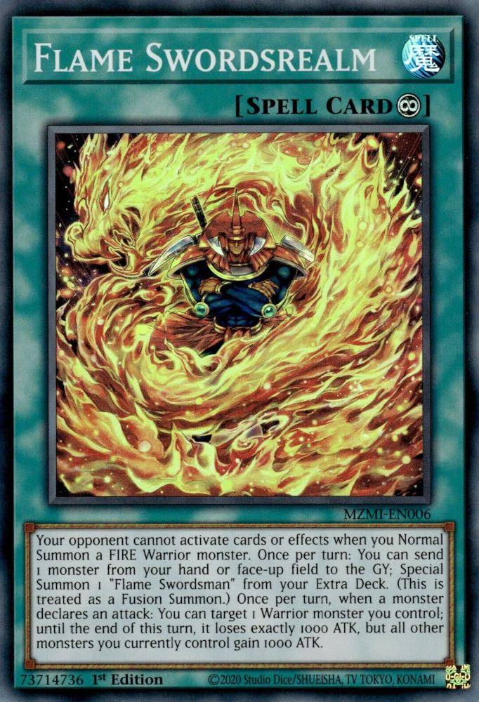 Flame Swordsrealm, Maze of Millennia · MZMI-EN006