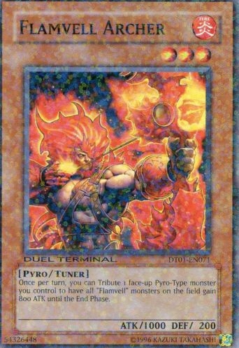 Flamvell Archer, Duel Terminal 1 · DT01-EN071