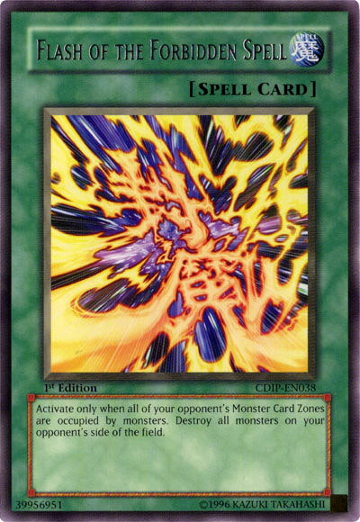 Flash of the Forbidden Spell, Cyberdark Impact · CDIP-EN038