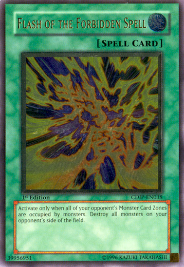 Flash of the Forbidden Spell, Cyberdark Impact · CDIP-EN038