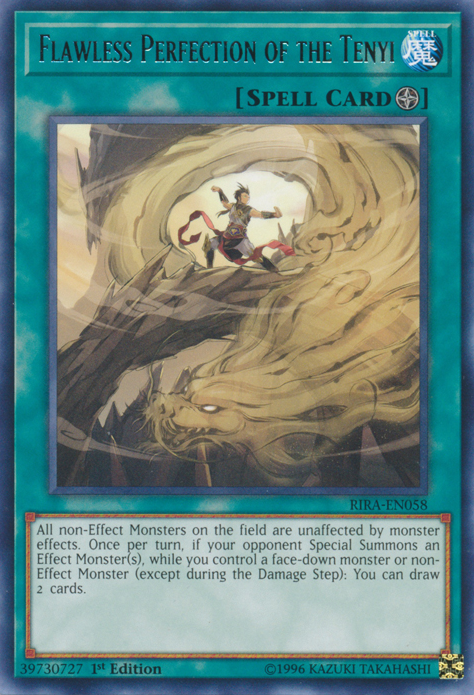 Flawless Perfection of the Tenyi, Rising Rampage Sneak Peek Participation Card · RIRA-EN058