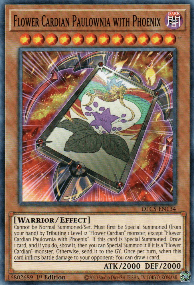 Flower Cardian Paulownia with Phoenix, Dragons of Legend: The Complete Series · DLCS-EN134