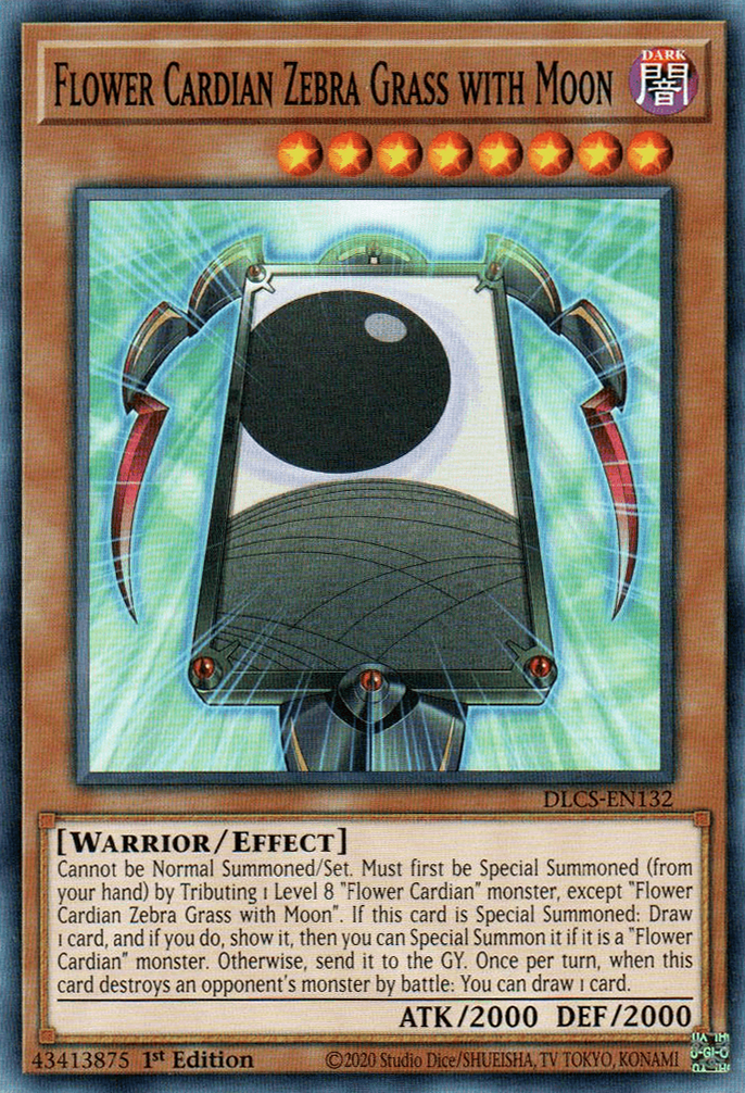 Flower Cardian Zebra Grass with Moon, Dragons of Legend: The Complete Series · DLCS-EN132