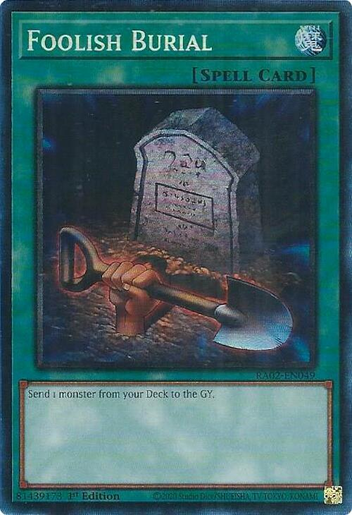 Foolish Burial, 25th Anniversary Rarity Collection II · RA02-EN049