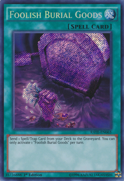 Foolish Burial Goods, Raging Tempest Sneak Peek Participation Card · RATE-EN065