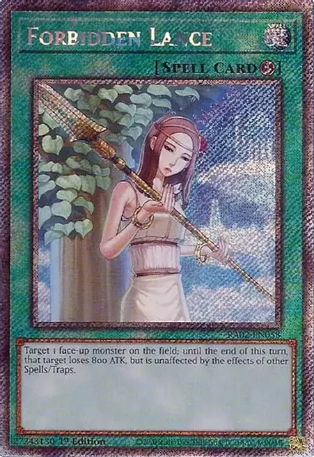 Forbidden Lance, 25th Anniversary Rarity Collection II · RA02-EN058