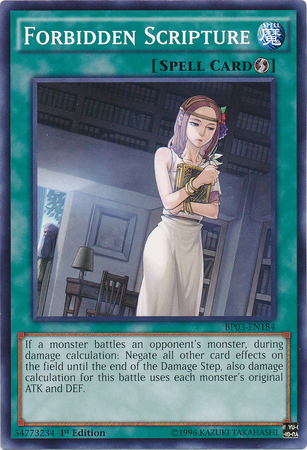 Forbidden Scripture, Battle Pack 3: Monster League · BP03-EN184