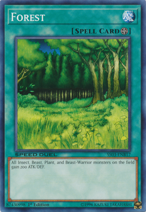 Forest, Speed Duel Starter Decks: Ultimate Predators · SS03-ENB17