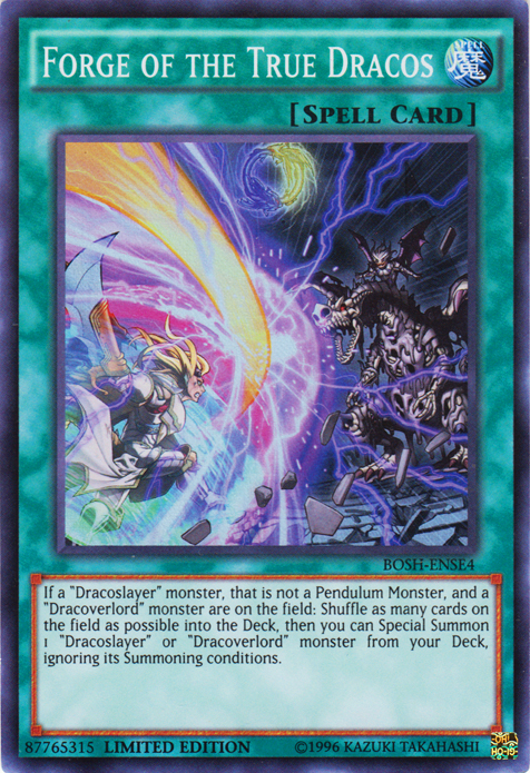 Forge of the True Dracos, Breakers of Shadow Sneak Peek Participation Card · BOSH-ENSE4