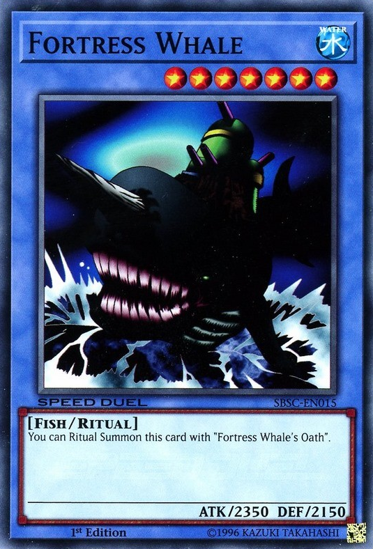 Fortress Whale, Speed Duel: Scars of Battle · SBSC-EN015