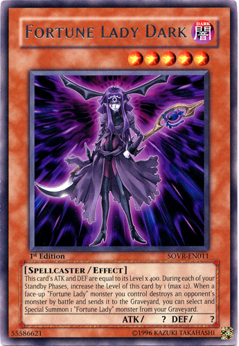 Fortune Lady Dark, Stardust Overdrive Sneak Peek Participation Card · SOVR-EN011