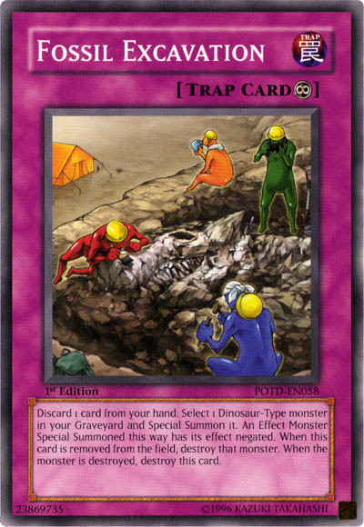 Fossil Excavation, Power of the Duelist · POTD-EN058