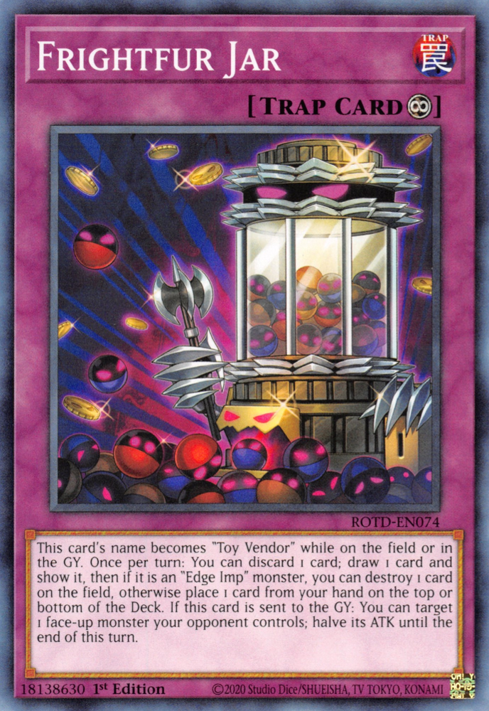 Frightfur Jar, Rise of the Duelist Premiere! promotional card · ROTD-EN074