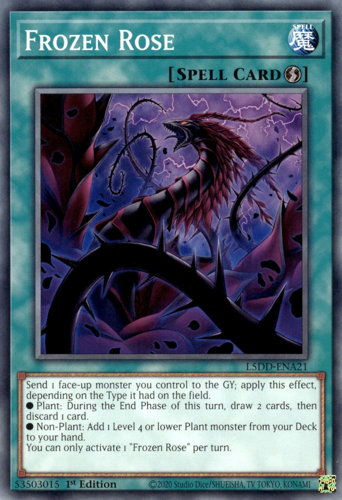 Frozen Rose, Legendary 5D's Decks · L5DD-ENA21