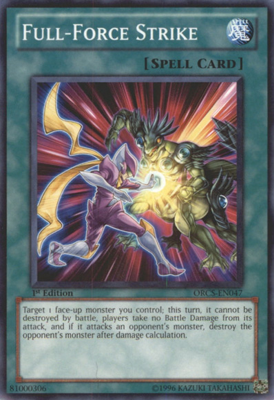 Full-Force Strike, Order of Chaos Sneak Peek Participation Card · ORCS-EN047