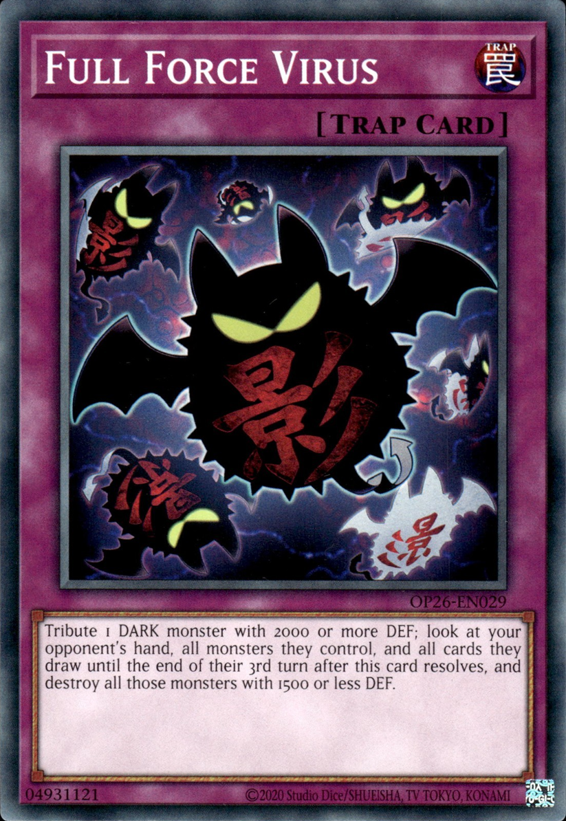 Full Force Virus, OTS Tournament Pack 26 · OP26-EN029