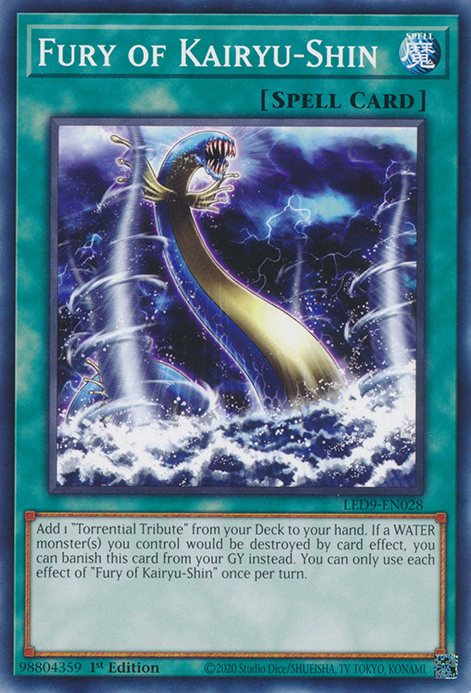 Fury of Kairyu-Shin, Legendary Duelists: Duels From the Deep · LED9-EN028