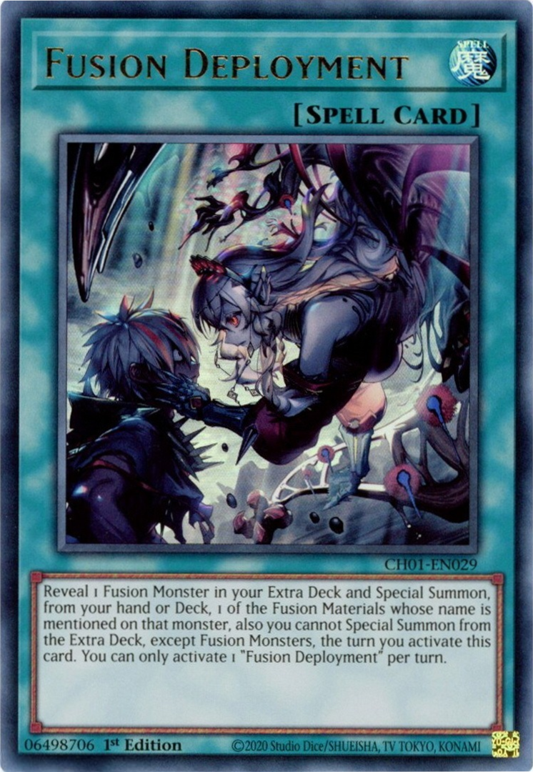 Fusion Deployment, THE CHRONICLES DECK: The Fallen & The Virtuous (All-Foil Edition) · CH01-EN029