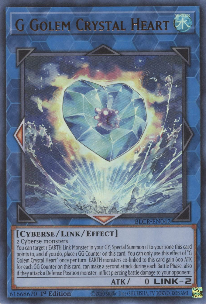 G Golem Crystal Heart, Battles of Legend: Crystal Revenge · BLCR-EN042