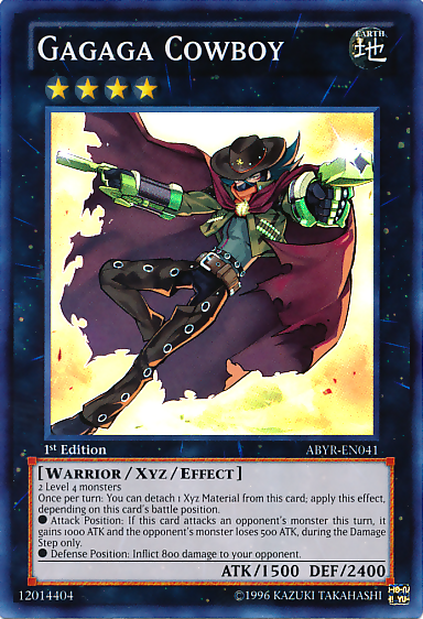 Gagaga Cowboy, Abyss Rising Sneak Peek Participation Card · ABYR-EN041