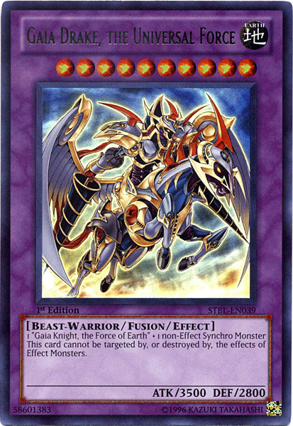 Gaia Drake, the Universal Force, Starstrike Blast Sneak Peek Participation Card · STBL-EN039