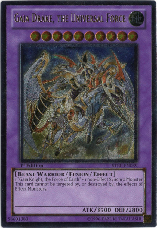 Gaia Drake, the Universal Force, Starstrike Blast Sneak Peek Participation Card · STBL-EN039