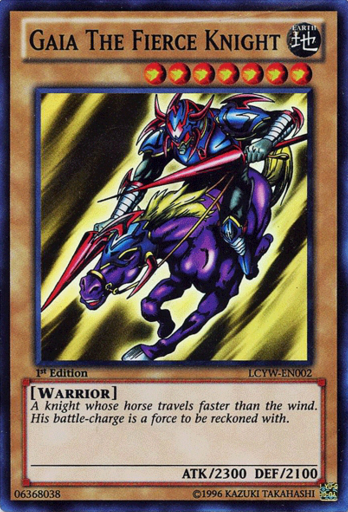 Gaia The Fierce Knight, Legendary Collection 3: Yugi's World Mega Pack · LCYW-EN002