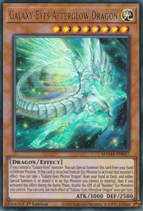 Galaxy-Eyes Afterglow Dragon, Magnificent Mavens · MAMA-EN057