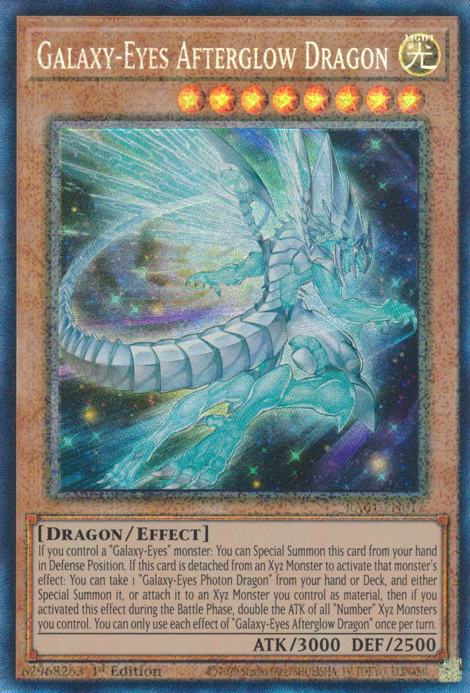 Galaxy-Eyes Afterglow Dragon, 25th Anniversary Rarity Collection · RA01-EN017