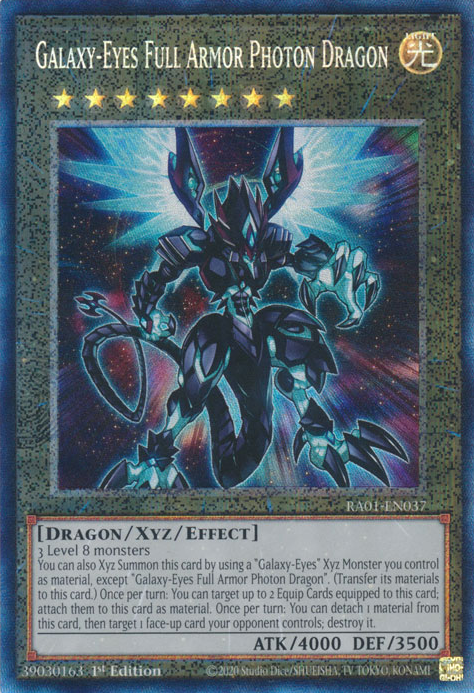 Galaxy-Eyes Full Armor Photon Dragon, 25th Anniversary Rarity Collection · RA01-EN037