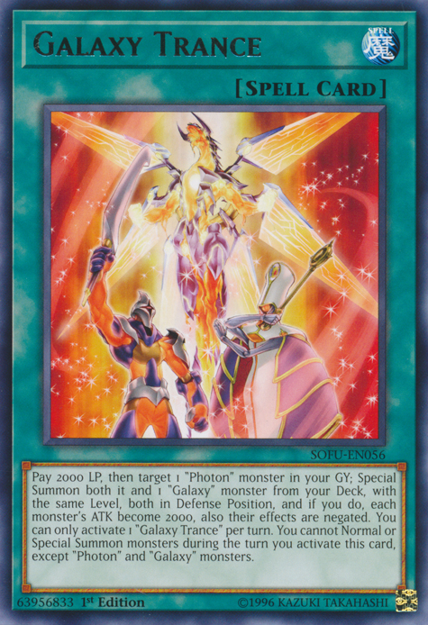 Galaxy Trance, Soul Fusion Sneak Peek Participation Card · SOFU-EN056